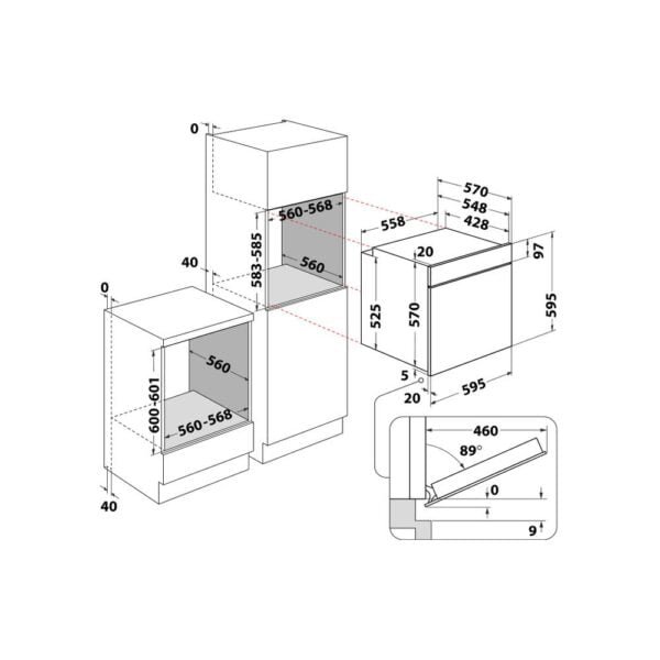 Furre Montuese Hotpoint Ariston FA5 844 JH IX A - Image 3