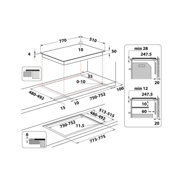 Pllake me Induksion Hotpoint Ariston HS 1377C CPNE - Image 10