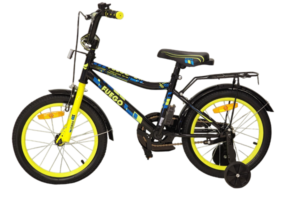 BICIKLETE FUEGO 16" EL NINJO GB10.5-16 BLACK/YELLOW