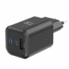 Karikues SWISSTEN, GaN 2x USB-C, 65W PD + 1x USB-A 18W, QC, i zi