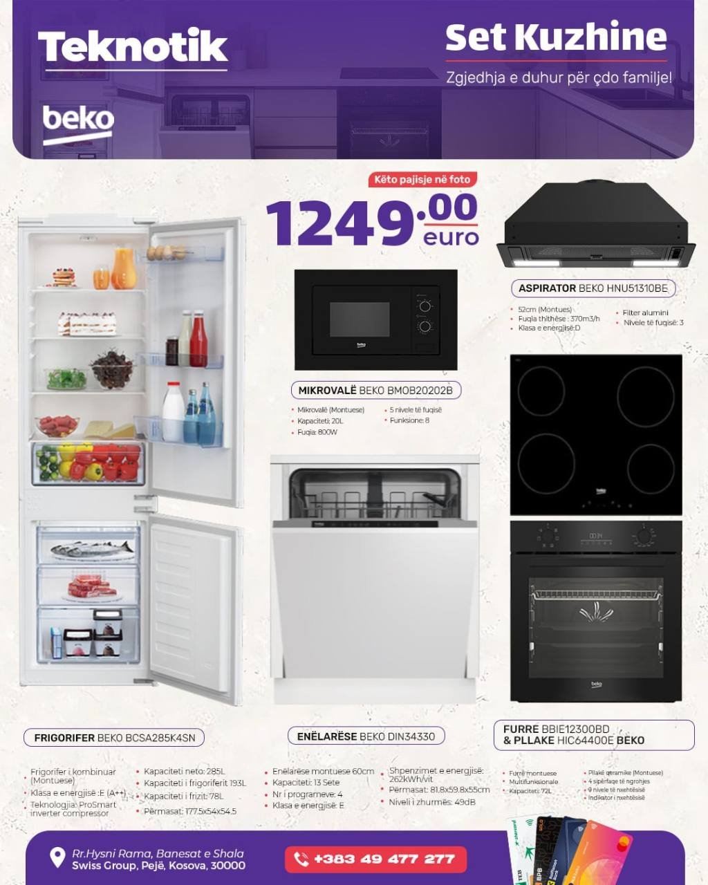 Set Kuzhine Beko 1249 €